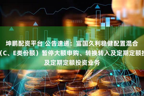 坤鹏配资平台 公告速递：富国久利稳健配置混合型基金（C、E类份额）暂停大额申购、转换转入及定期定额投资业务